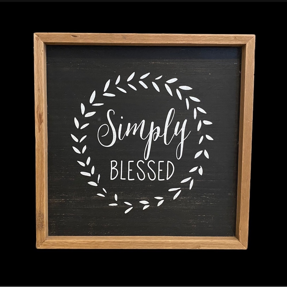 Simply blessed farmhouse picture